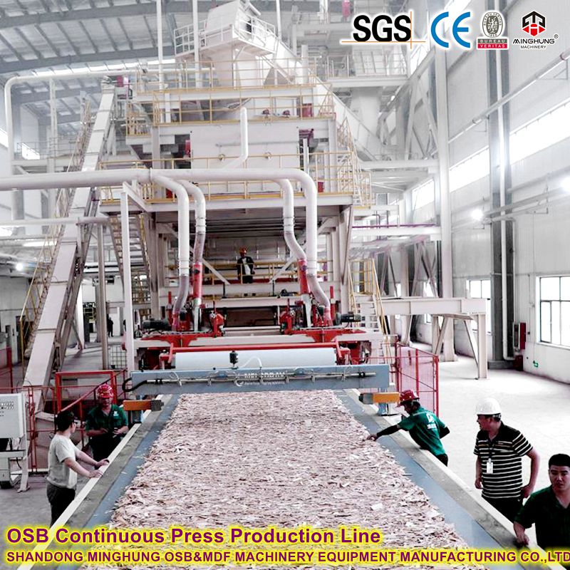 OSB Continuous Press Machine OSB машина за непрекъснато пресоване