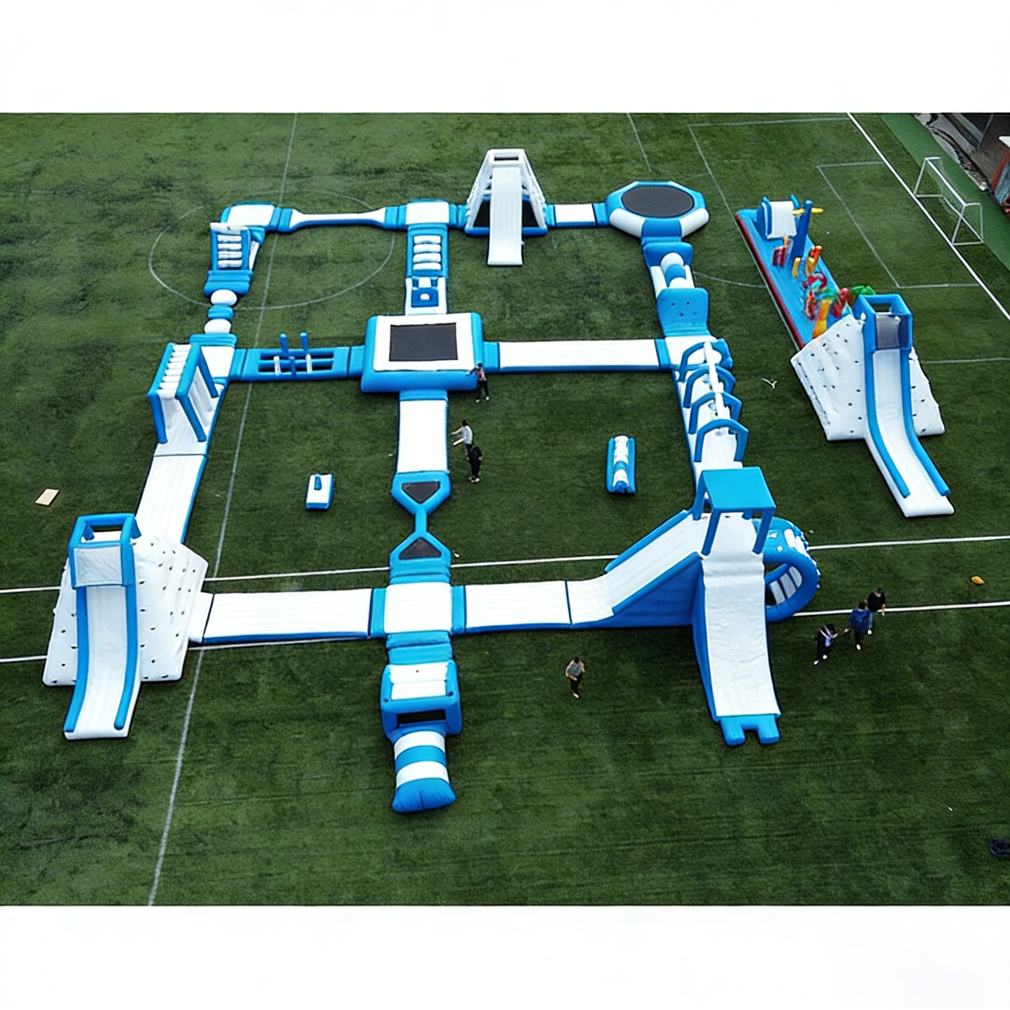 parque acuático inflable