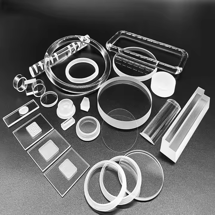 0.5-100 mm transparent quartz plate factory مصنع ألواح الكوارتز الشفافة 0.5-100 مم