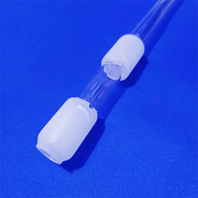 Frosted transparent quartz glass tube factory 曇らされた透明な石英ガラス管工場