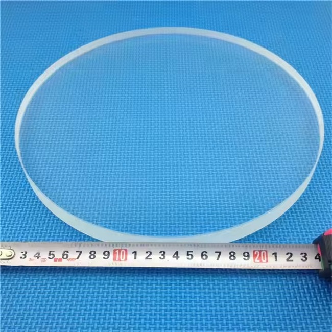 Optical fused silica glass plate Optische Quarzglasplatte