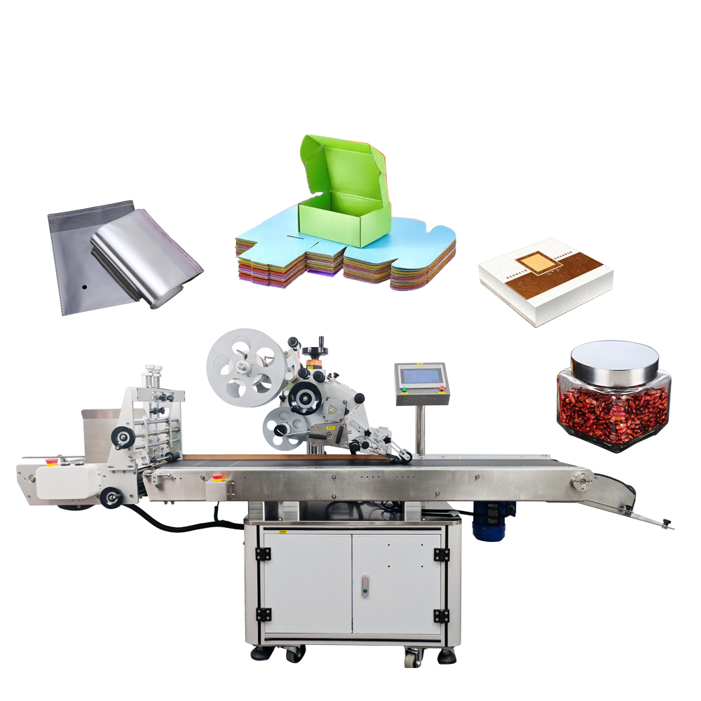 Flat Surface Labeling Machine Etikettiermaschine für flache Oberflächen