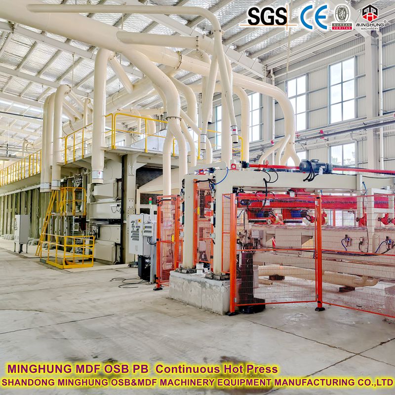 Chipboard Continuous Hot Press MINGHUNG ПДЧ непрекъсната гореща преса