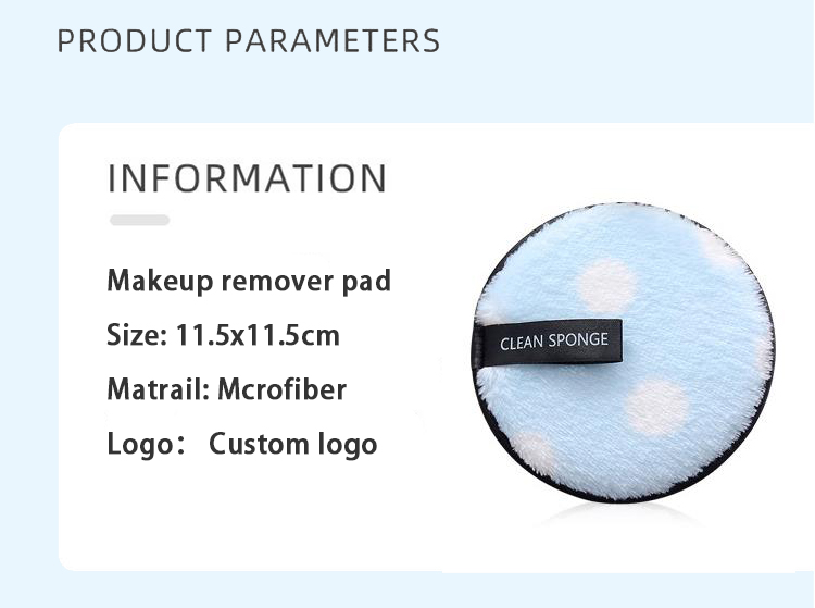 makeup-remover-pad Malartach indiúscartha salon inbhuanaithe