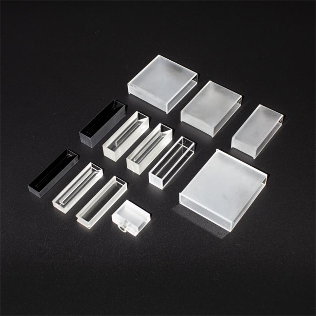 5-20mm quartz cuvette Cuvetta al quarzo da 5-20 mm