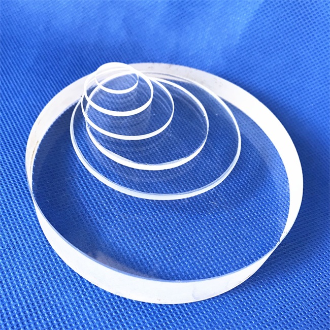 High transparency heat exchanger quartz glass sheet Hochtransparente Wärmetauscher-Quarzglasscheibe