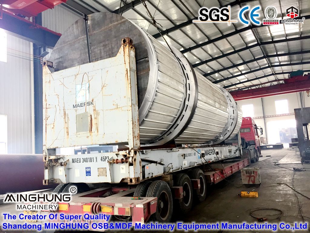 rotary drum dryer delivery penghantaran pengering drum berputar