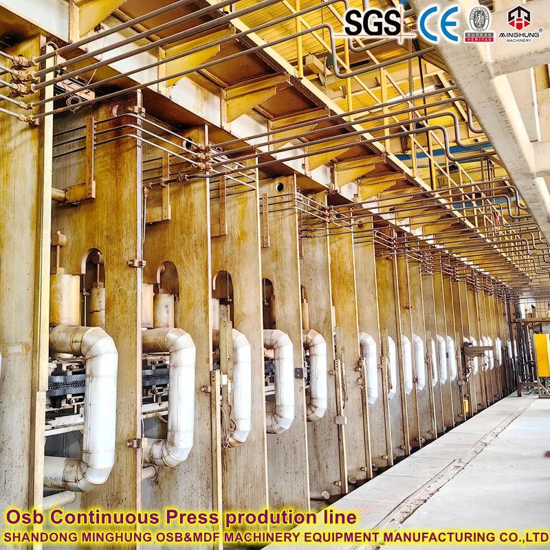 Osb Continuous Press prodution line Osb Производствена линия за непрекъсната преса