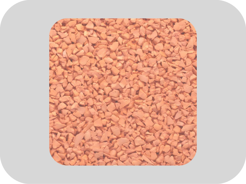 Antioxidant brown EPDM rubber granules حبيبات مطاطية بنية مضادة للأكسدة EPDM