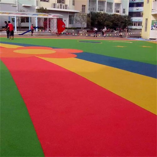 Colorful flooring EPDM rubber granules الأرضيات الملونة بحبيبات مطاطية EPDM