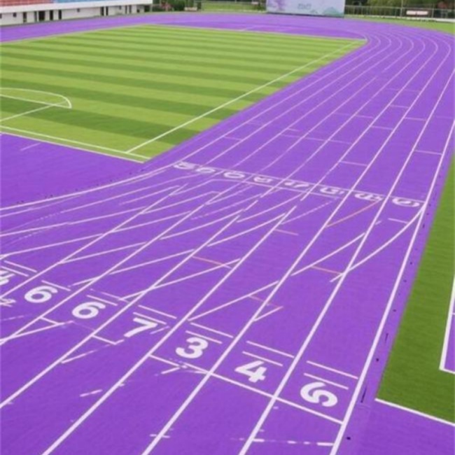 Sulfur free purple EPDM rubber granules حبيبات مطاطية أرجوانية EPDM خالية من الكبريت