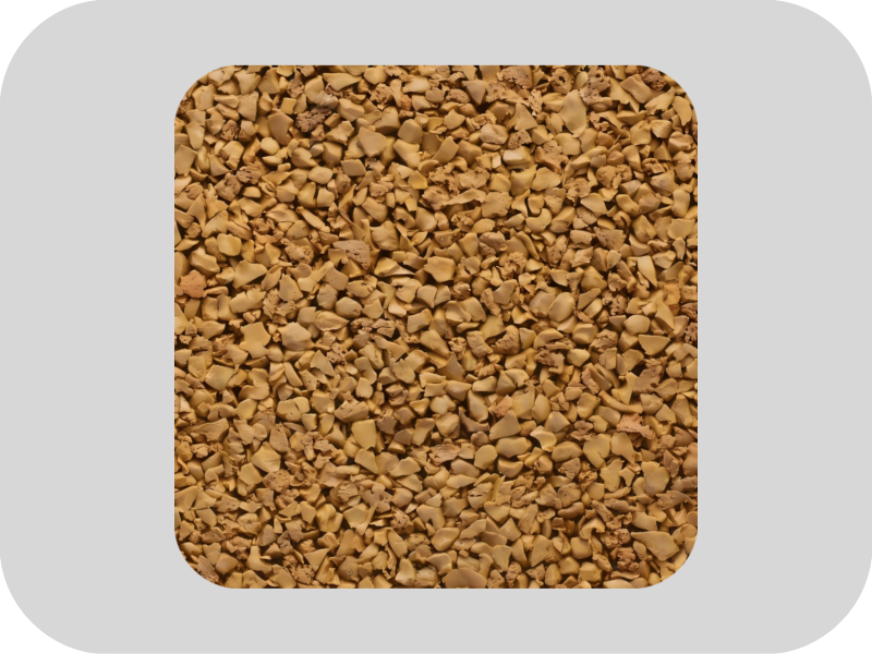 Strong pulling force yellow EPDM rubber granules قوة سحب قوية حبيبات مطاطية صفراء EPDM