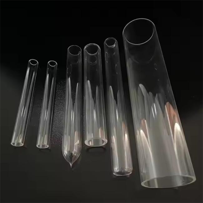 Large caliber thick wall heating furnace quartz sleeve Großkalibrige, dickwandige Heizofen-Quarzhülse