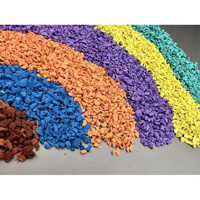 EPDM colored granules for outdoor sports granules Granulés colorés EPDM pour granulés de sports de plein air