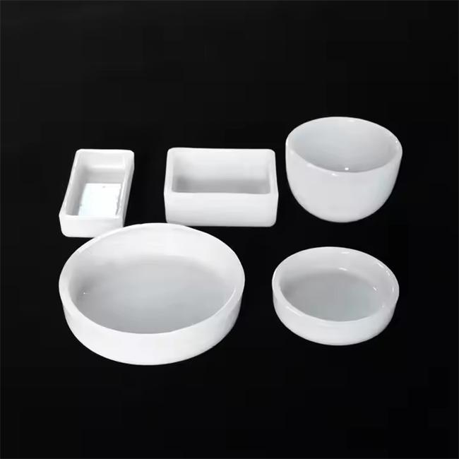 High purity milky white quartz crucible factory Fábrica de cadinho de quartzo branco leitoso de alta pureza