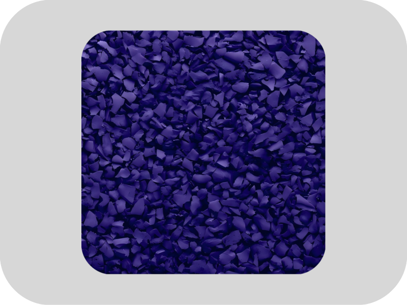 Sulfur free purple EPDM rubber granules Granuli di gomma EPDM viola senza zolfo