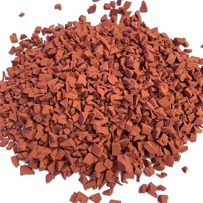 Red EPDM granules Rotes EPDM-Granulat