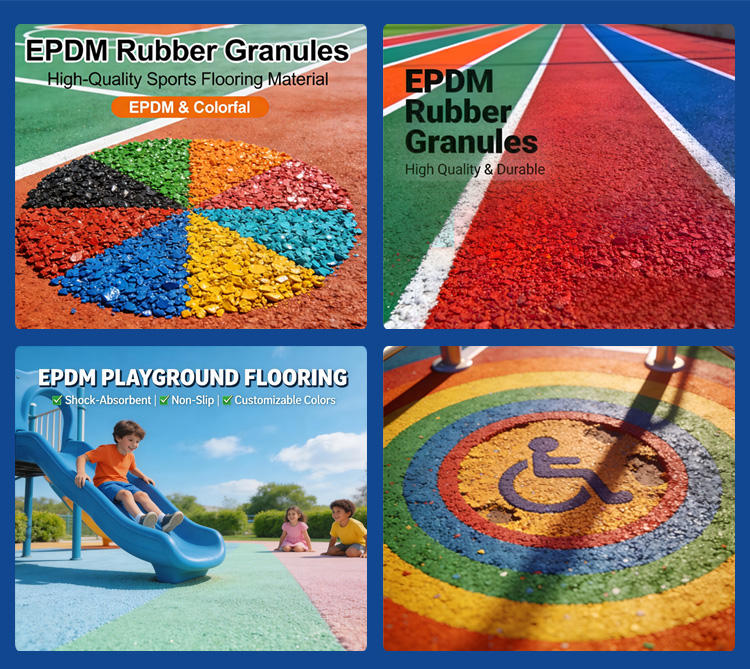 EPDM Playground flooring أرضيات الملاعب EPDM