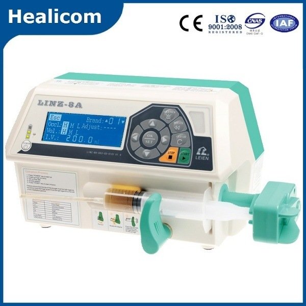 Bomba de jeringa portátil médica Hsp-8A