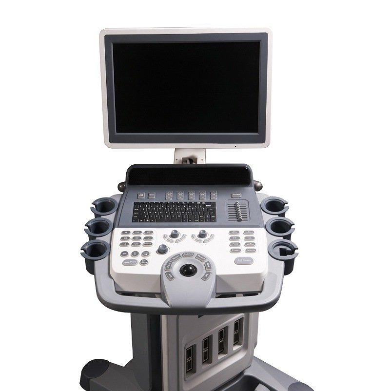 Sistema de diagnóstico médico HUC-800 Escáner de ultrasonido Doppler a color con carro digital completo 4D