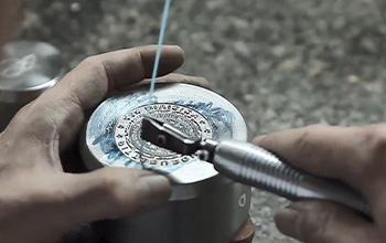 custom police badge mold 