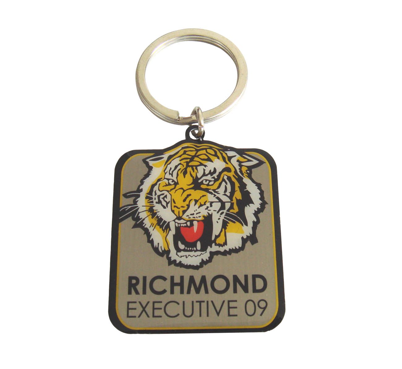 พวงกุญแจโลหะทรงสี่เหลี่ยม