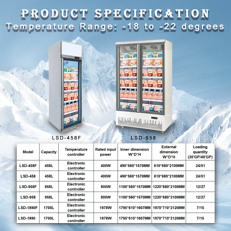9.单门双门冷冻表格