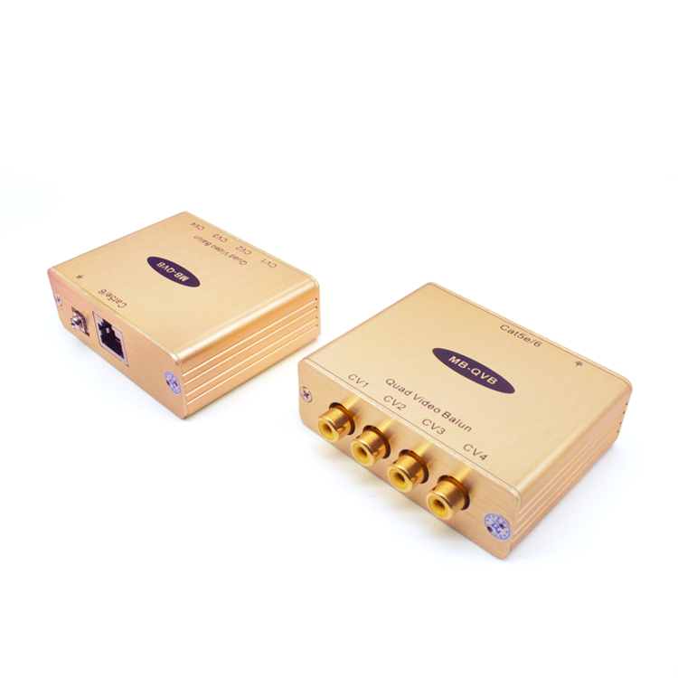 【M-QVB】Bal&uacute;n de v&iacute;deo cu&aacute;druple Cat5e/6 NTSC/PAL/SECAM