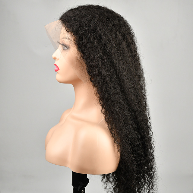 Water Wave Kant Front Pruike Menslike Haar Materiaal