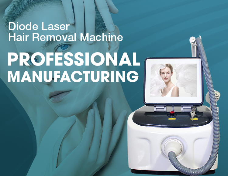 Machine d'&eacute;pilation au laser &agrave; diode