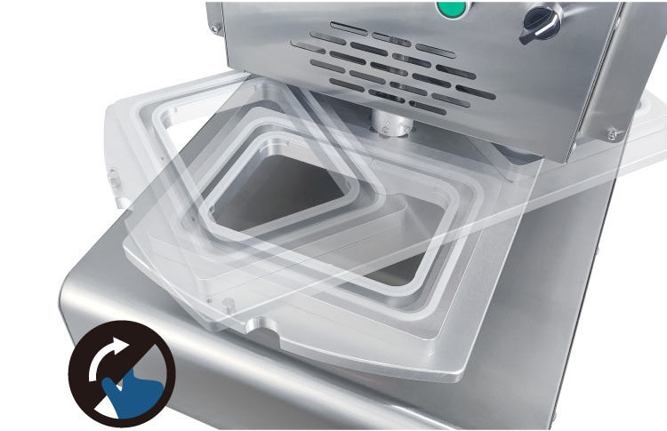 food tray sealing machine