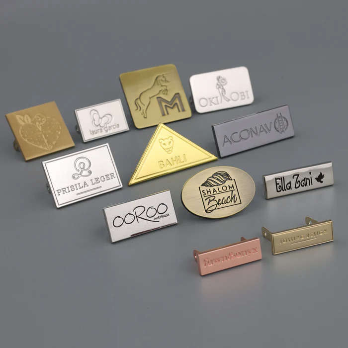custom metal label 