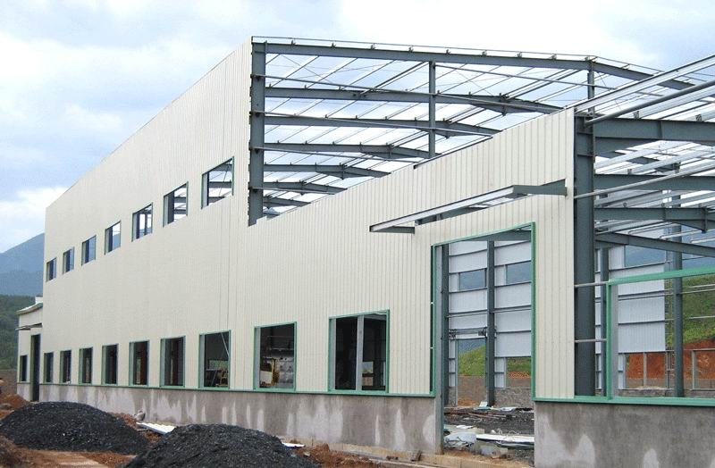 H-Steel-Prefabricated-Steel-Structure-Warehouse-Workshop-for-Chile-Market (3)