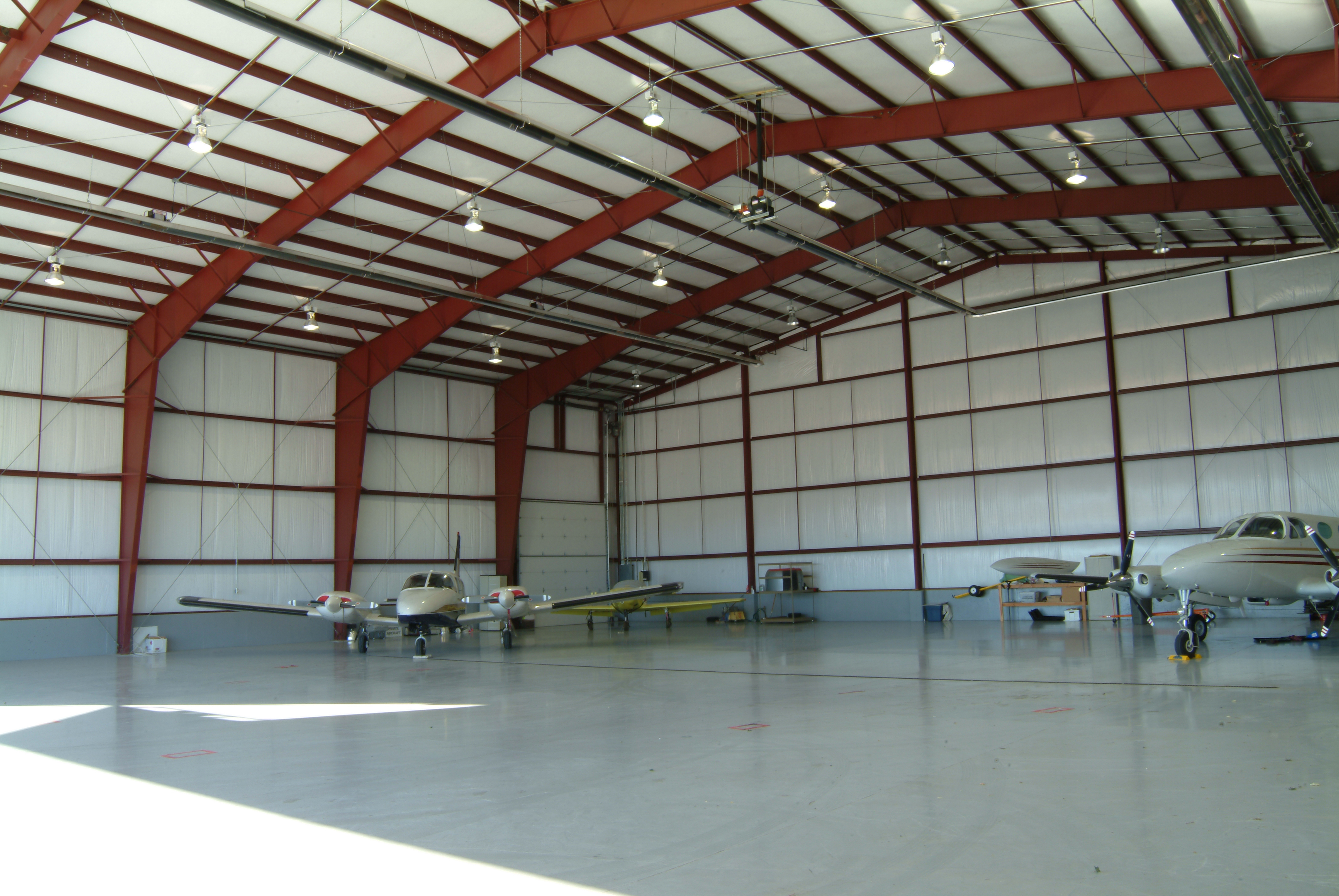 CE structural steel hangar