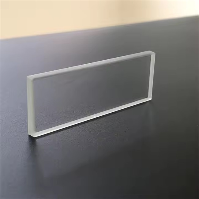 Fireplace observation window JGS1 JGS2 fused silica glass panel