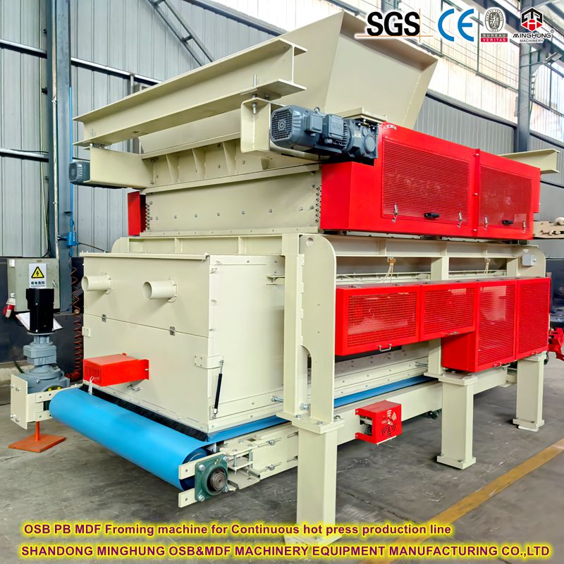 Μηχανή MINGHUNG OSB PB MDF Froming για γραμμή παραγωγής συνεχούς θερμής πρέσας