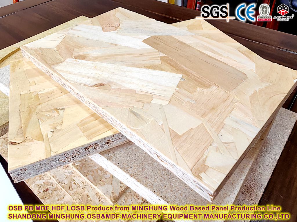 PB MDF HDF LOSB Prodotto dalla linea di produzione di pannelli a base di legno MINGHUNG