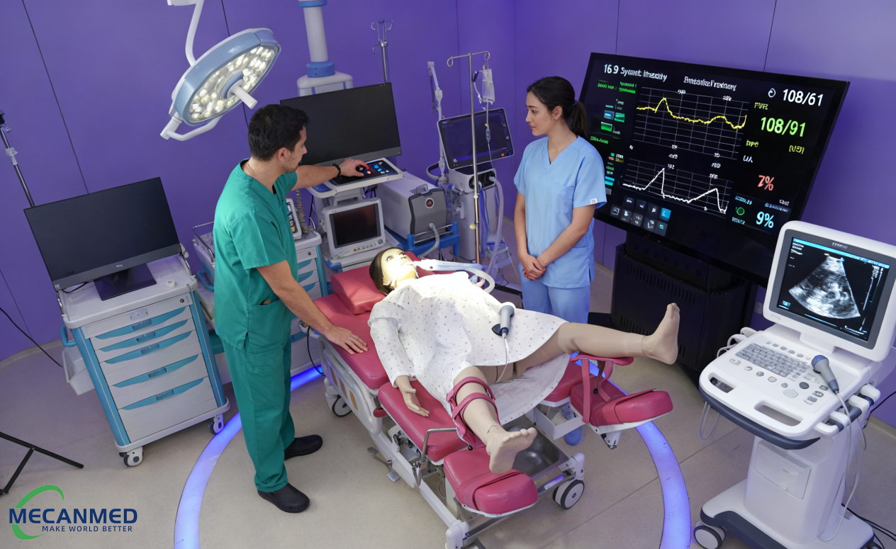 Эмнэлзүйн сургалтанд MECANMED эмэгтэйчүүд, эх барихын дээд зэргийн төрөлт симулятор