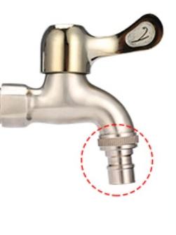 قم بفك مرشح الصنبور