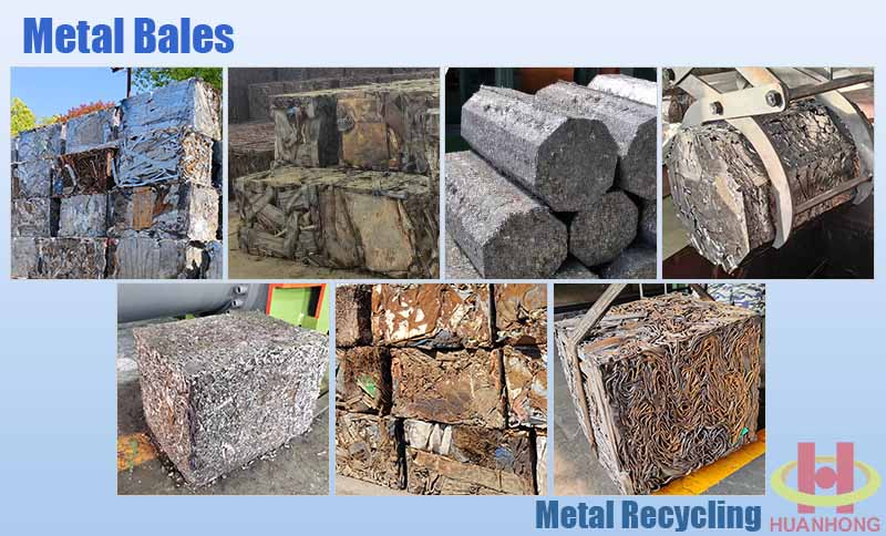 เครื่องอัดก้อนโลหะแนวนอน