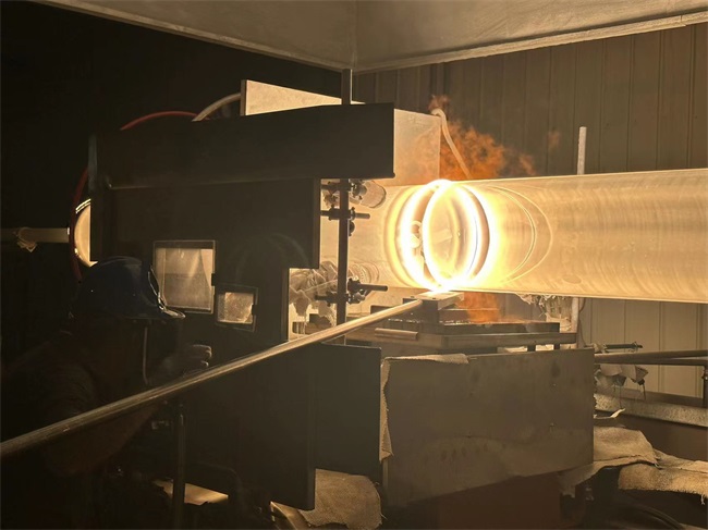 High temperature resistant tube furnace fused silica tube