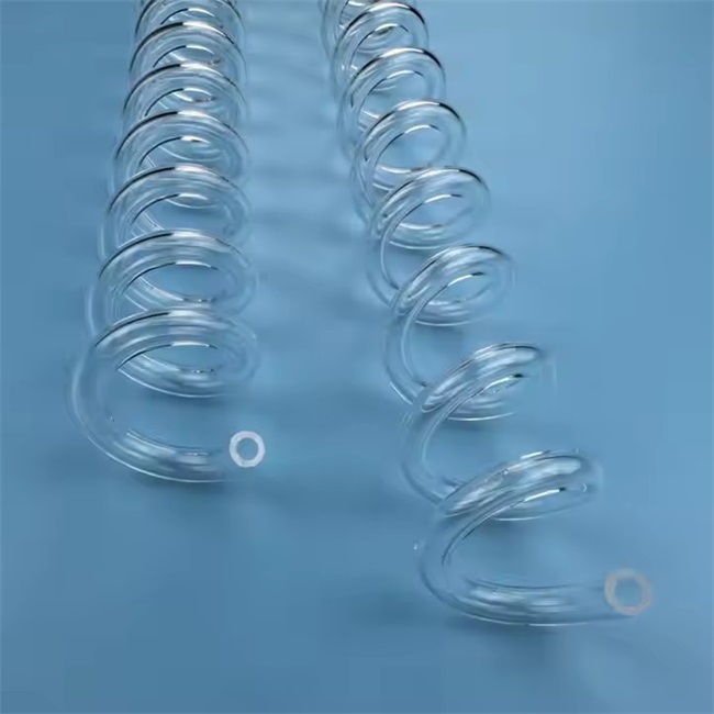 Tubos de quartzo de separa&ccedil;&atilde;o de l&iacute;quidos em espiral personalizados