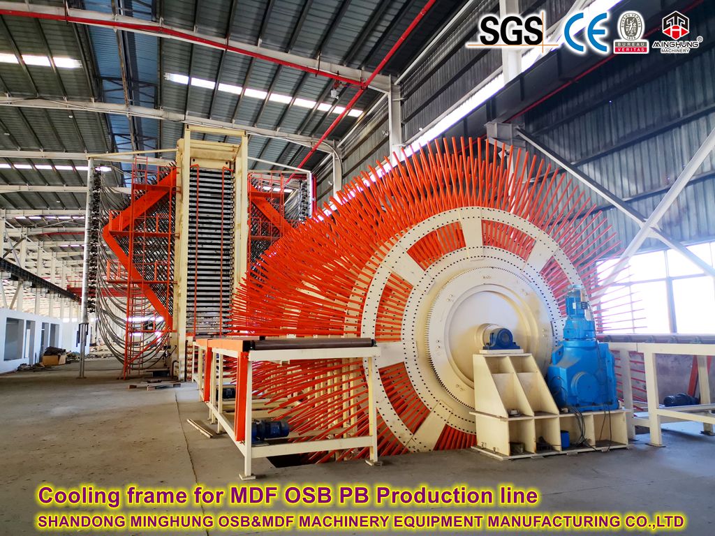 إطار التبريد لآلة الضغط الساخن mdf pb osb