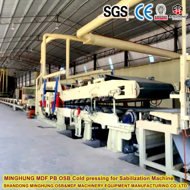 MINGHUNG MDF OSB PB Pressage &agrave; froid pour machine de sabilisation