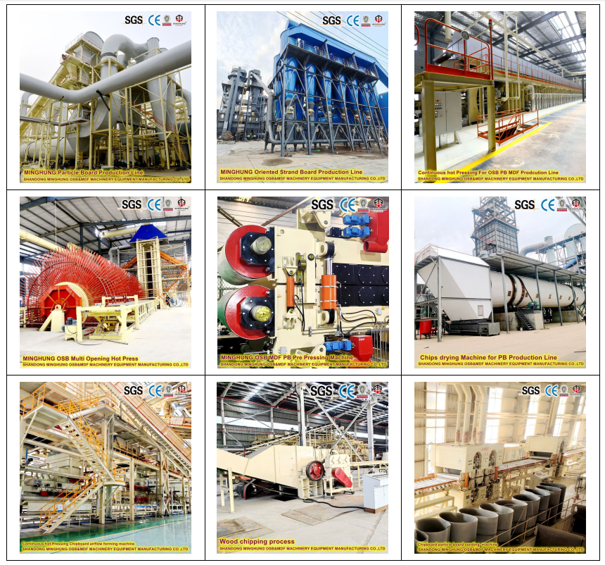 Barisan pengeluaran mdf osb papan serpai China