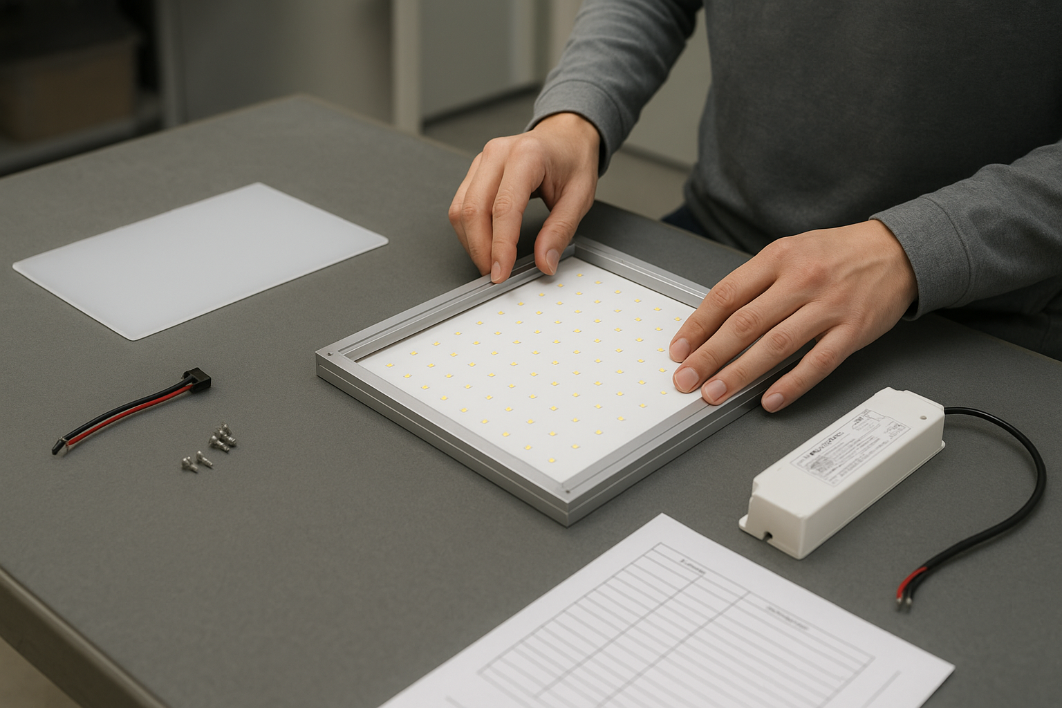 רכיבי ערכת תאורת LED CKD/SKD ערוכים להרכבה