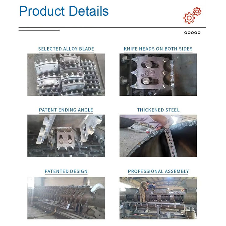 Детаљи о ножевима машине за уклањање ПЕТ етикета
