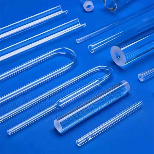 Aplicaci&oacute;n de tubo de cuarzo semiconductor.