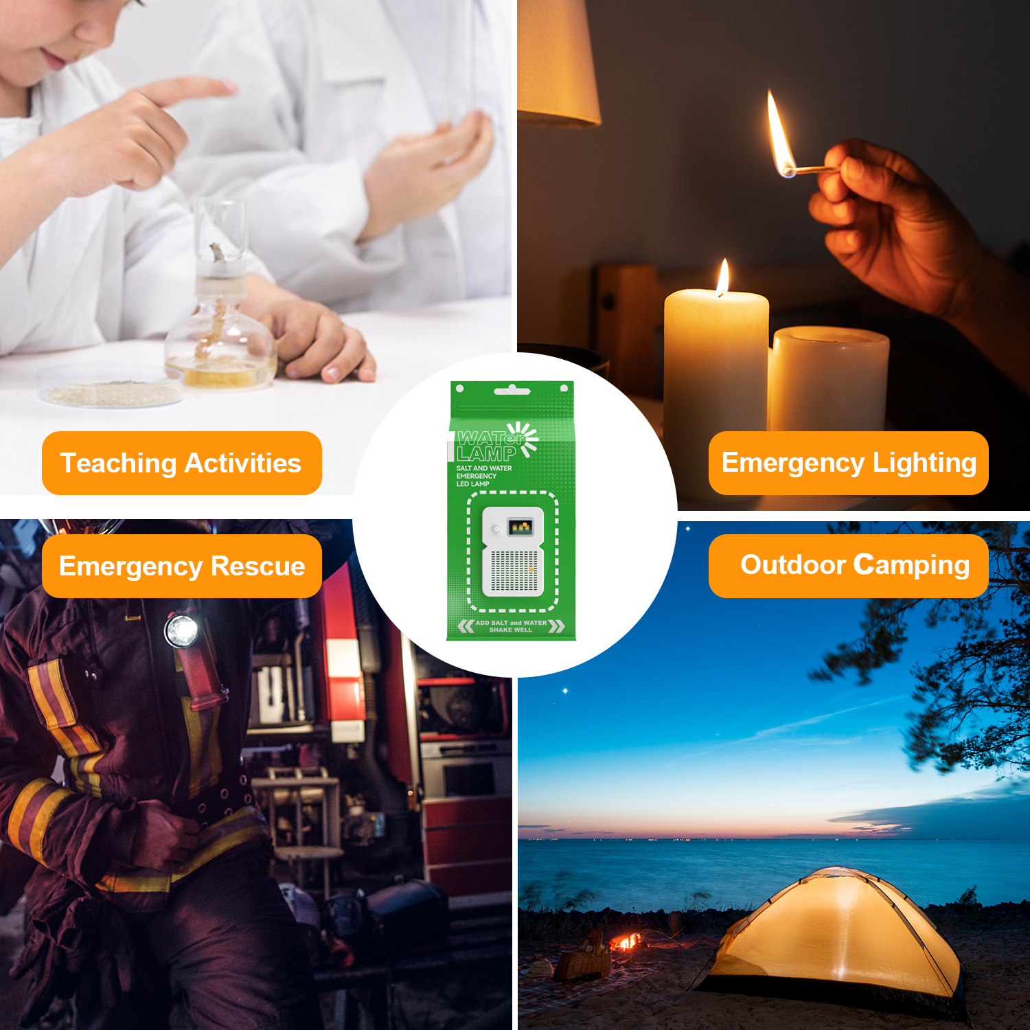 L&acirc;mpada LED &uacute;nica para &aacute;gua salgada em verde (7)