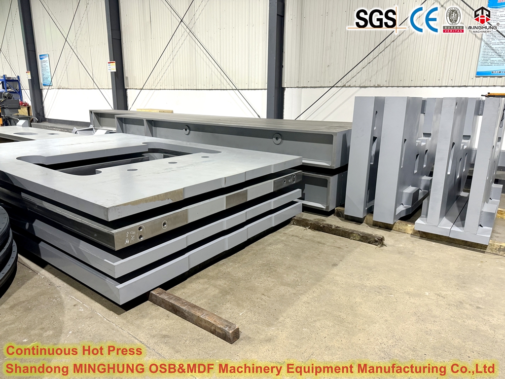 China mdf osb spaanplaat continue pers